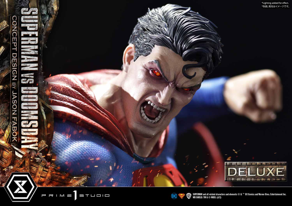 Prime 1 Studio Ultimate Museum Masterline Superman (Comics) Superman VS Doomsday (Concept By Jason Fabok) Deluxe Version(4580708034164)(4580708034164)