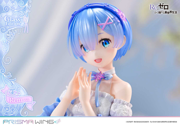 Prime 1 Studio PRISMA WING  Re:ZERO -Starting Life in Another World-  Rem Glass Edition  1/7 Scale Pre-Painted Figure | 4580708049502