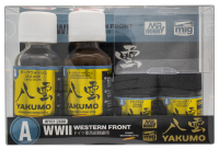 Mr Hobby Mr.Color YAKUMO COLOR SET A WWII WESTERN FRONT