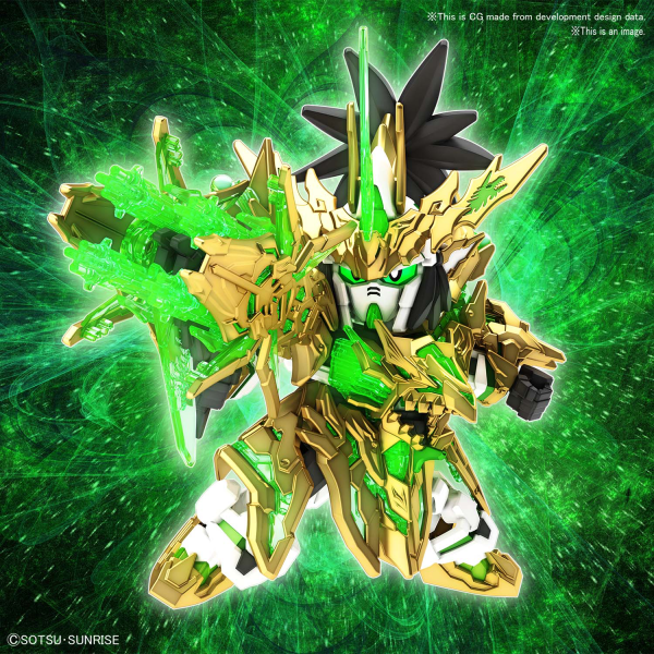 BANDAI Hobby SD SANGOKU SOKETSUDEN [32] LONG XIAN LIU BEI UNICORN GUNDAM | 4573102588791