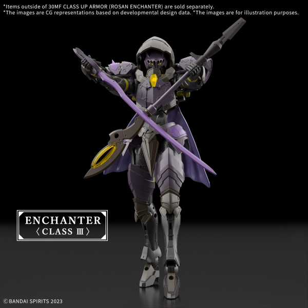 BANDAI HOBBY 30MF CLASS UP ARMOR （ROSAN ENCHANTER）(4573102688651)(4573102688651)