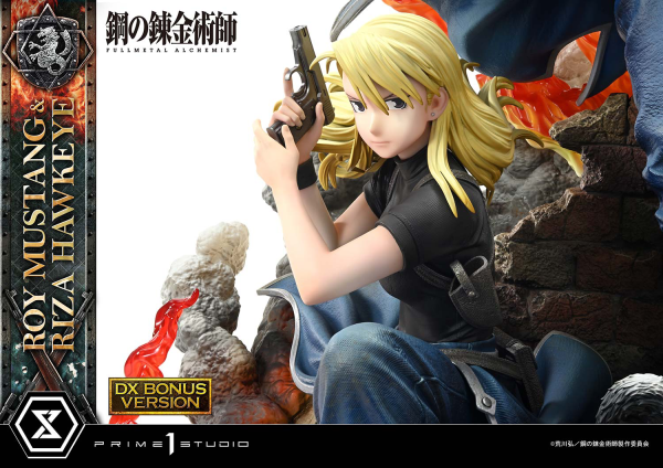 Prime 1 Studio Concept Masterline Fullmetal Alchemist Roy Mustang & Riza Hawkeye DX Bonus Version | 4580708049595