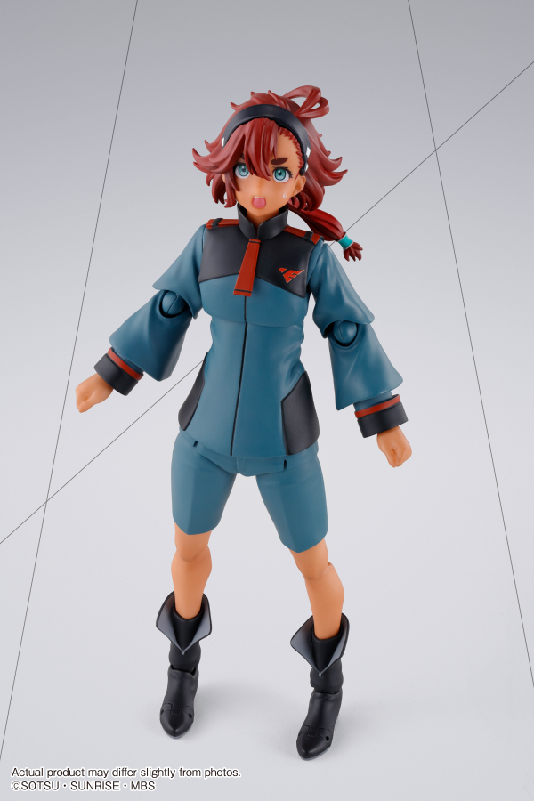 BANDAI Tamashii Suletta Mercury (Regular Uniform Ver.) and Option Set "Mobile Suit Gundam: The Witch from Mercury", Bandai Spirits S.H.Figuarts