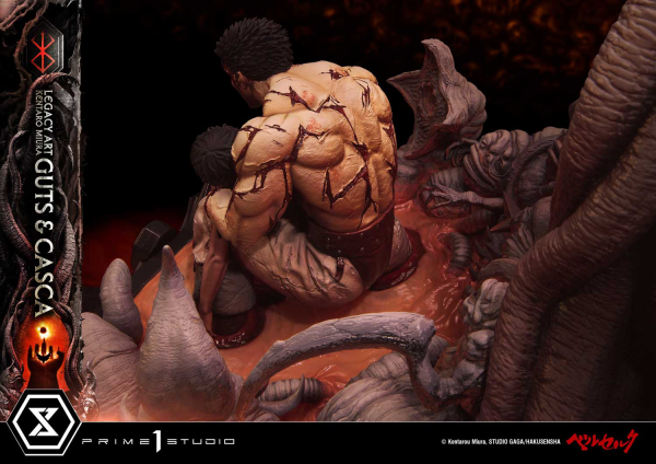 Prime 1 Studio Legacy Art "Kentaro Miura"  Berserk  Guts & Casca  Bonus Version | 4580708049854