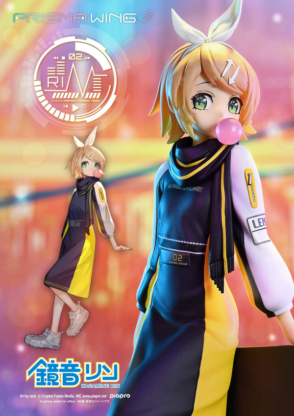 Prime 1 Studio PRISMA WING Piapro Characters Kagamine Rin "Art by lack" 1/7 Scale Pre-Painted Figure(4582647120755)(4582647120755)