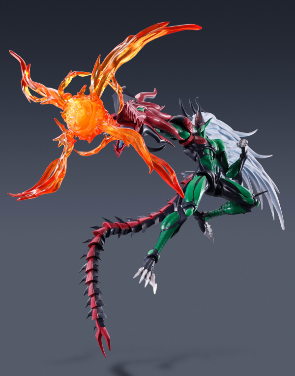 BANDAI Tamashii ELEMENTAL HERO FLAME WINGMAN "Yu-Gi-Oh GX", TAMASHII NATIONS S.H.MonsterArts | 4573102664655