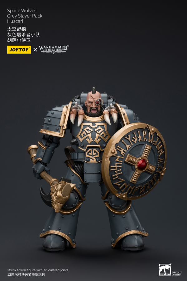 Joy Toy Space Wolves Grey Slayer Pack Huscarl(6973130377387)(6973130377387)