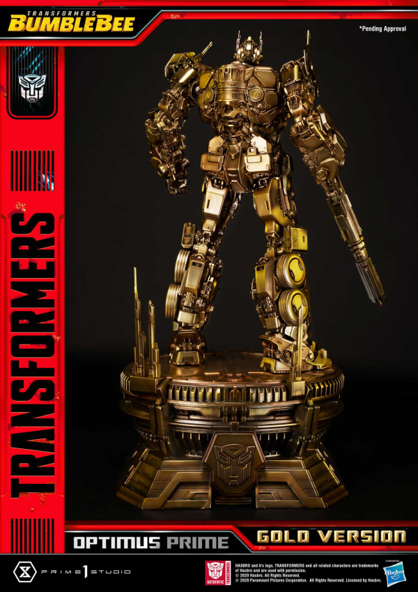 Prime 1 Studio Museum Masterline Transformers: Bumblebee (Film) Optimus Prime Cybertron Edition Gold Version | 4582535945088