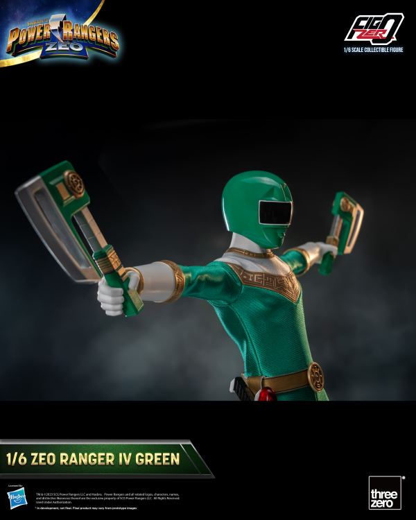 Three Zero Power Rangers Zeo - FigZero 1/6 Zeo Ranger IV Green