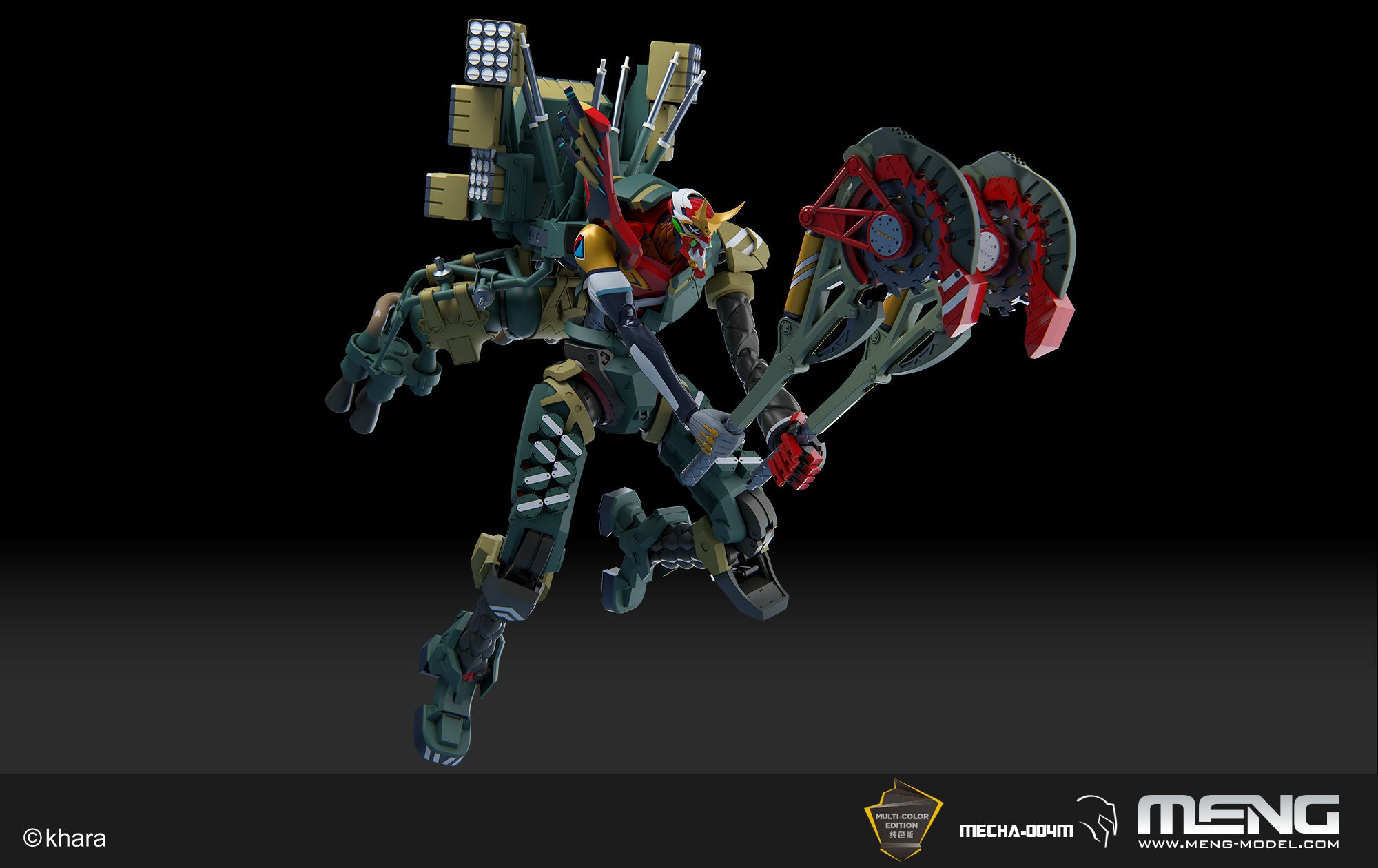 Meng Multipurpose Humanoid Decisive Weapon, Artificial Human Evangelion Production Model - New 02α (Multi-color Edition)