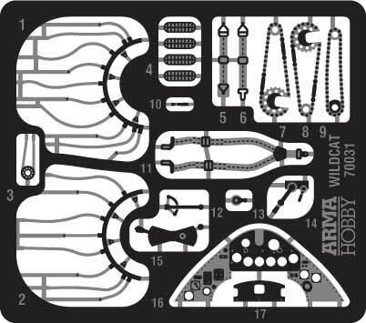 Arma Hobby 1/72 FM-2 Wildcat, Expert Set