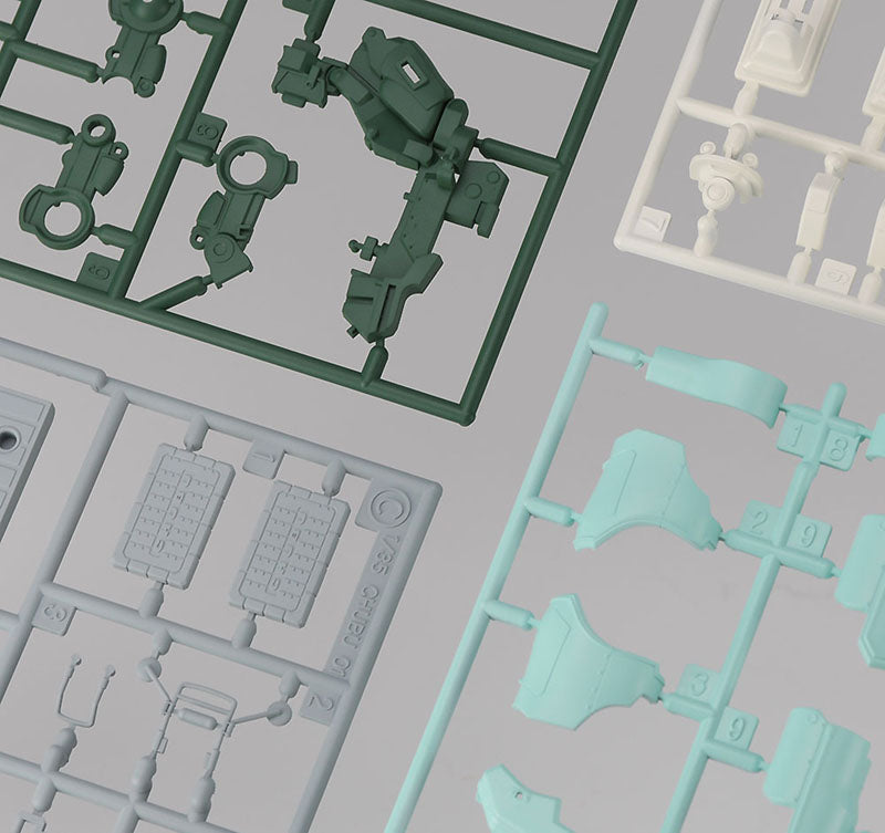 Hasegawa [CW21] 1:35 MechatroCHUBU 01 No.01 LIGHT GREEN & GREEN (Two kits in the box)