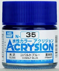 Mr Hobby Acrysion N35 - Cobalt Blue (Gloss/Primary)