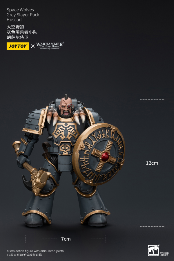 Joy Toy Space Wolves Grey Slayer Pack Huscarl(6973130377387)(6973130377387)