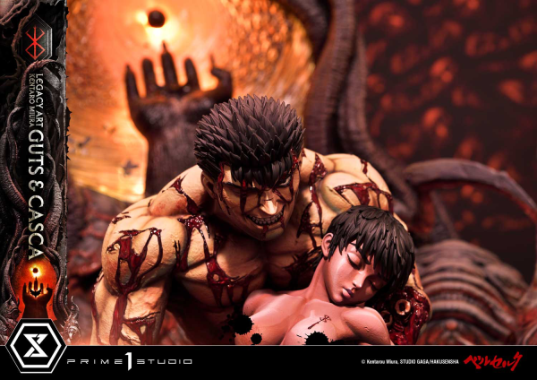 Prime 1 Studio Legacy Art "Kentaro Miura"  Berserk  Guts & Casca | 4580708049847