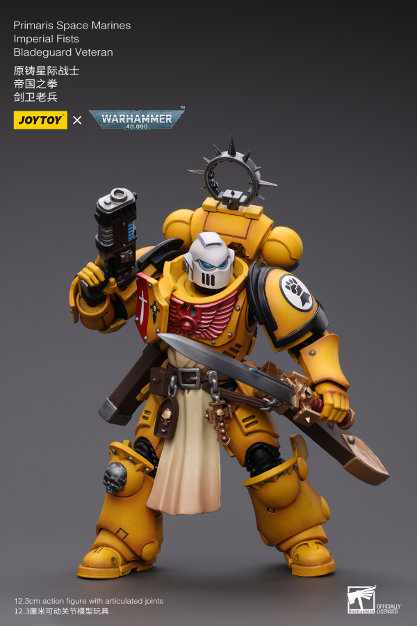 Joy Toy Primaris Space Marines Imperial Fists Bladeguard Veteran