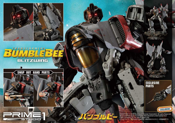 Prime 1 Studio Museum Masterline Transformers: Bumblebee (Film) Blitzwing EX Version | 4562471908088