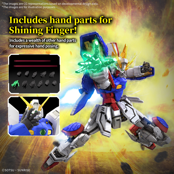 BANDAI HOBBY RG 1/144 SHINING GUNDAM | 4573102687050