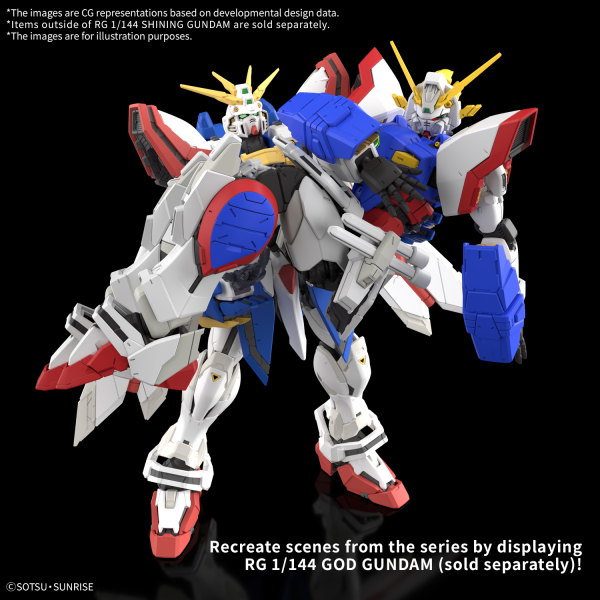 BANDAI HOBBY RG 1/144 SHINING GUNDAM | 4573102687050