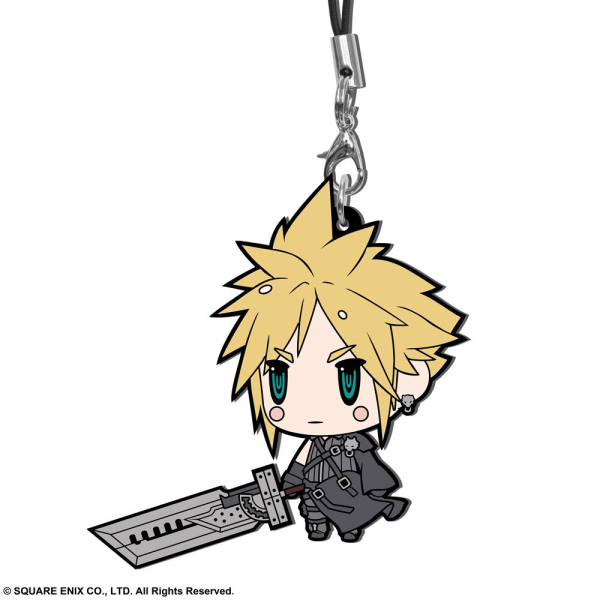 SQUARE ENIX FINAL FANTASY TRADING RUBBER STRAP FF VII EXTENDED EDITION (Blind box set of 12) (DISPLAY)