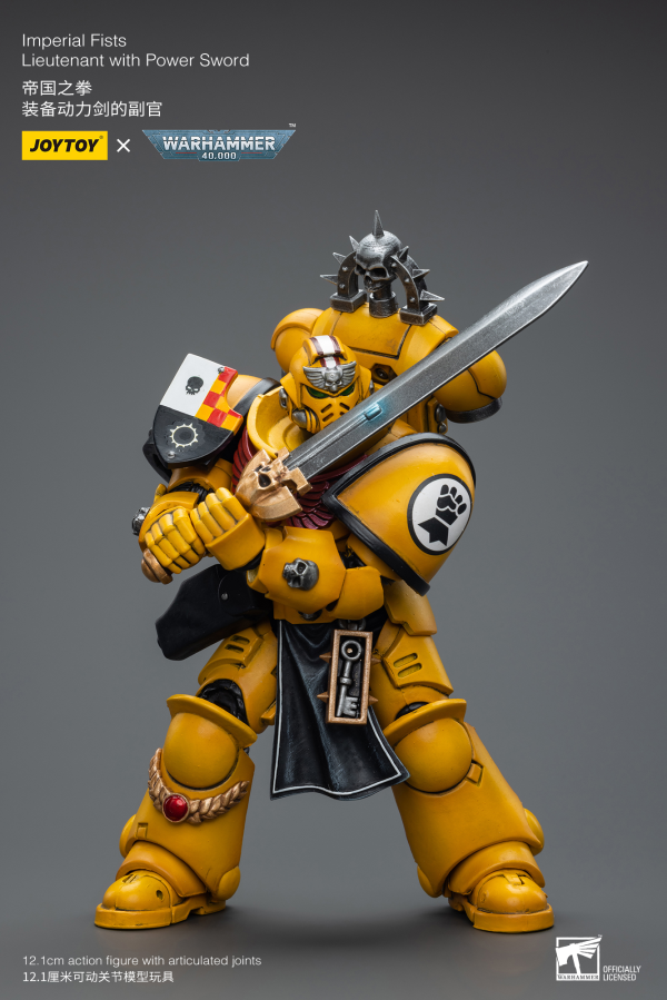 Joy Toy Imperial Fists Lieutenant with Power Sword