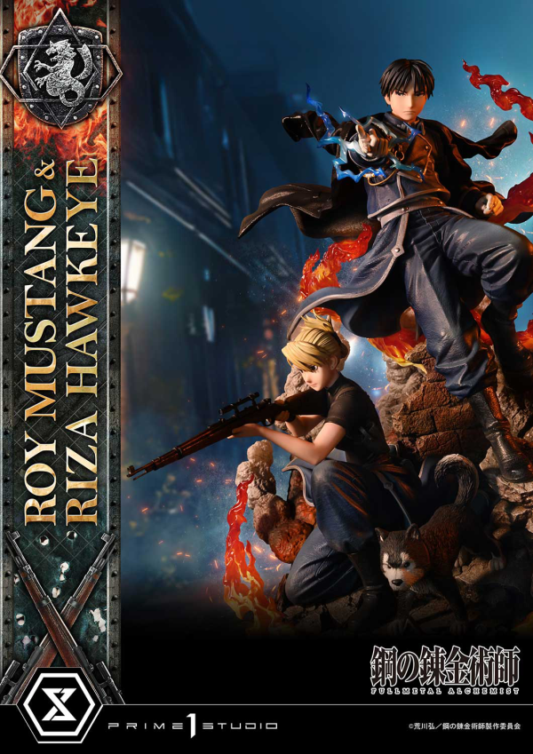 Prime 1 Studio Concept Masterline Fullmetal Alchemist Roy Mustang & Riza Hawkeye DX Bonus Version | 4580708049595