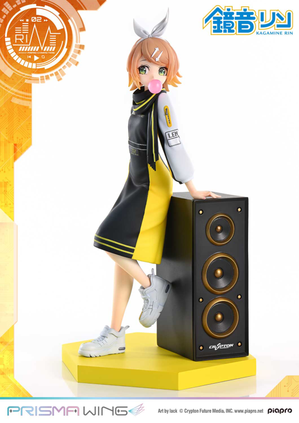 Prime 1 Studio PRISMA WING Piapro Characters Kagamine Rin "Art by lack" 1/7 Scale Pre-Painted Figure(4582647120755)(4582647120755)