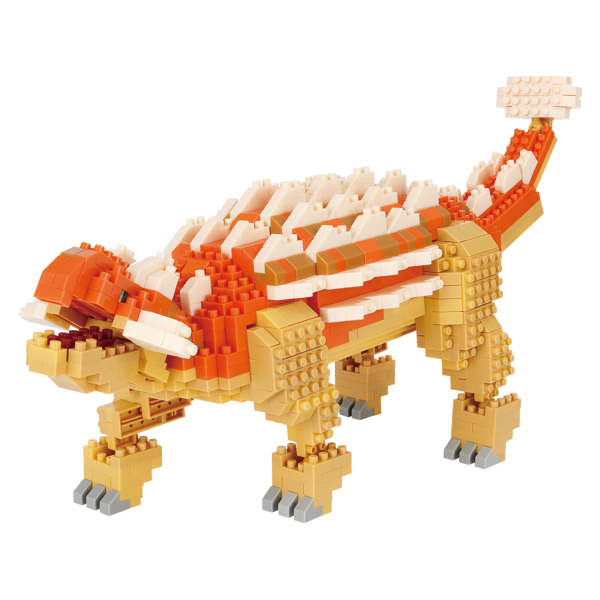 Kawada Dinosaur Deluxe Edition Ankylosaurus, "Dinosaur", Nanoblock Advanced Hobby Series (Box/6)(4972825233993)(4972825233993)