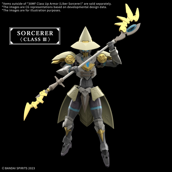 BANDAI HOBBY 30MF CLASS UP ARMOR （LIBER SORCERER）(4573102686787)(4573102686787)