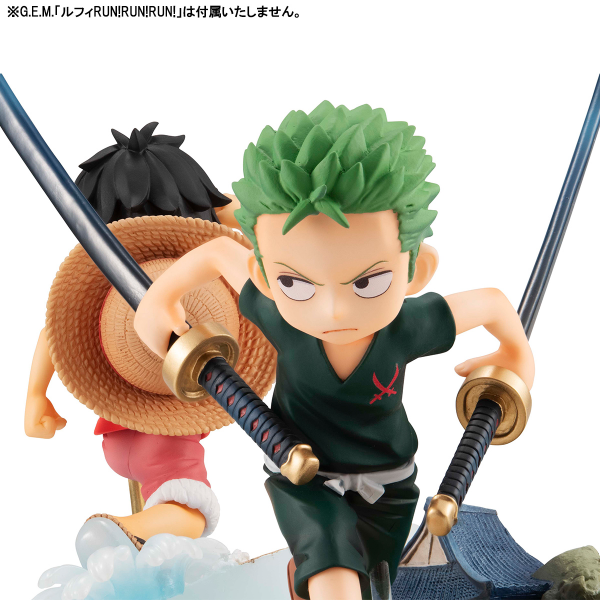 MegaHouse G.E.M. series ONE PIECE Roronoa Zoro RUN！RUN！RUN！（Repeat）(4535123835575)(4535123835575)