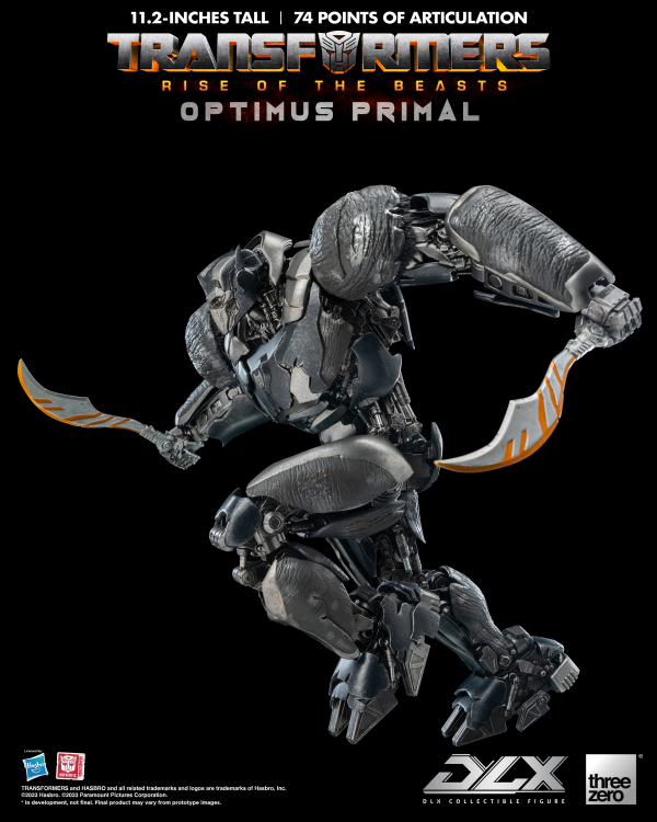 Three Zero Transformers: Rise of the Beasts - DLX Optimus Primal