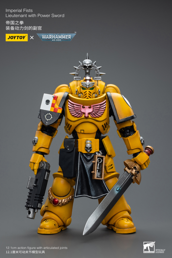 Joy Toy Imperial Fists Lieutenant with Power Sword