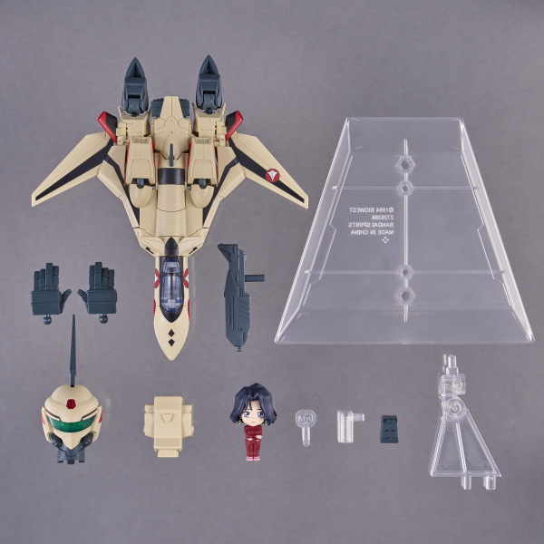 BANDAI Tamashii YF-19(ISAMU ALVA DYSON USE) with MYUNG FANG LONE "MACROSS PLUS", TAMASHII NATIONS TINY SESSION