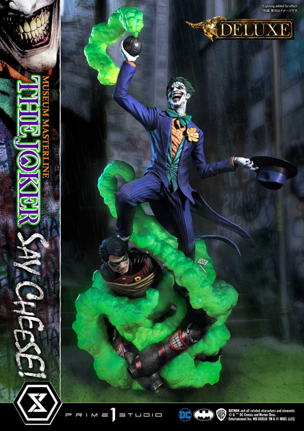 Prime 1 Studio Museum Masterline Batman (Comics) The Joker - Say Cheese DX Bonus Version | 4580708035123