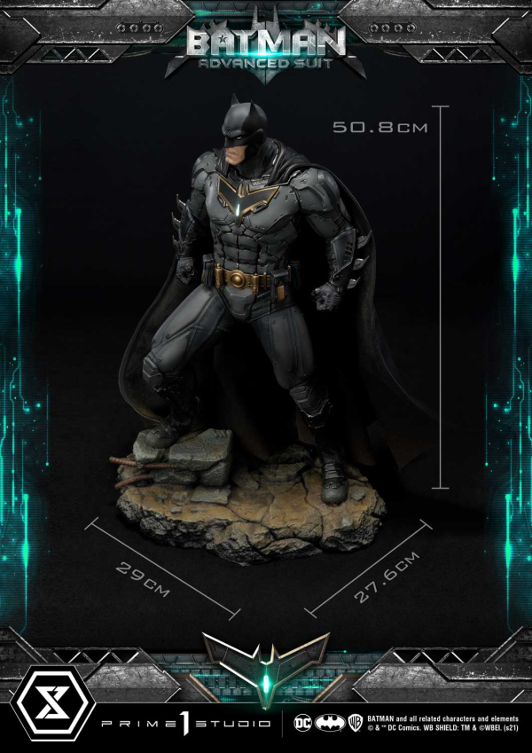 Prime 1 Studio Ultimate Museum Masterline Justice League (Comics) Batman Advanced Suit (Design By Josh Nizzi)(4582535948034)(4582535948034)