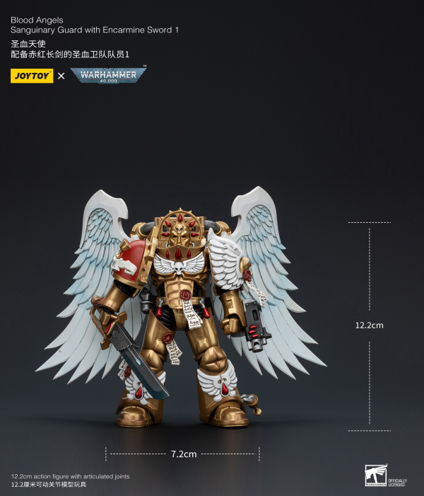 Joy Toy Blood Angels Sanguinary Guard with Encarmine Sword 1(6973130376298)(6973130376298)