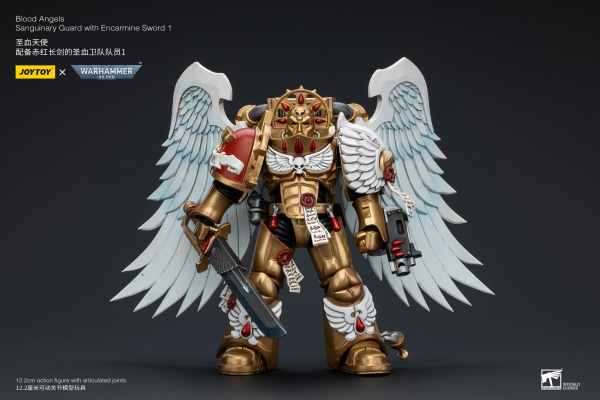 Joy Toy Blood Angels Sanguinary Guard with Encarmine Sword 1(6973130376298)(6973130376298)