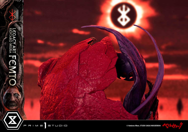 Prime 1 Studio Legacy Art "Kentaro Miura" Berserk Femto Bonus Version(4582647120489)(4582647120489)