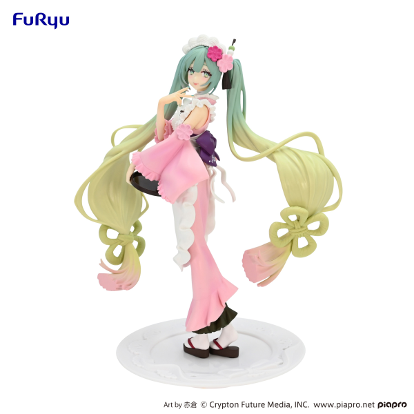 FURYU Corporation Hatsune Miku　Exceed Creative Figure -Matcha Green Tea Parfait Cherry Blossom ver.-