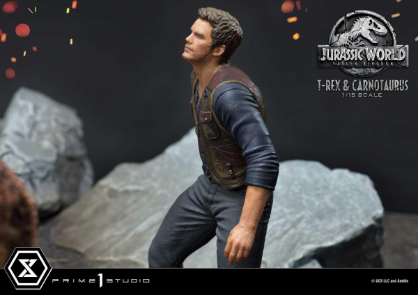 Prime 1 Studio Legacy Museum Collection Jurassic World: Fallen Kingdom (Film) Tyrannosaurus-Rex & Carnotaurus 1/15 scale Deluxe Version | 4580708034874