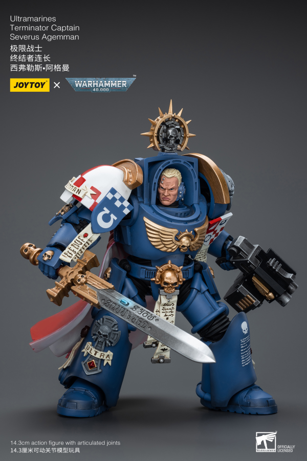 Joy Toy Ultramarines Terminator Captain Severus Agemman