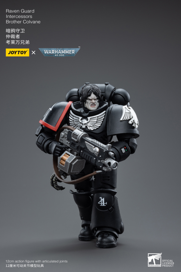 Joy Toy Warhammer 40K-Raven Guard Intercessors Brother Colvane