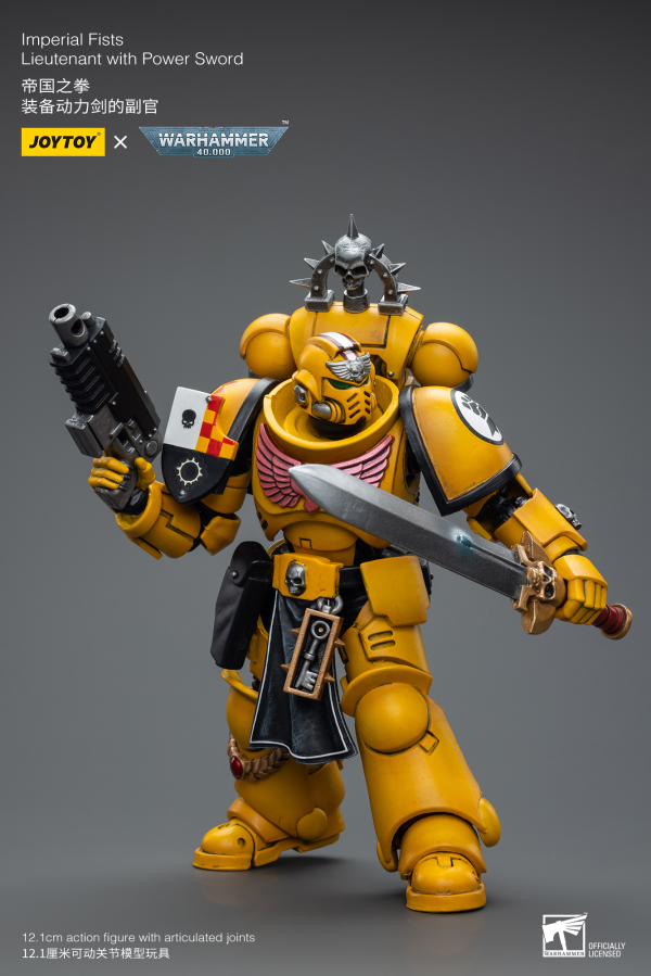 Joy Toy Imperial Fists Lieutenant with Power Sword