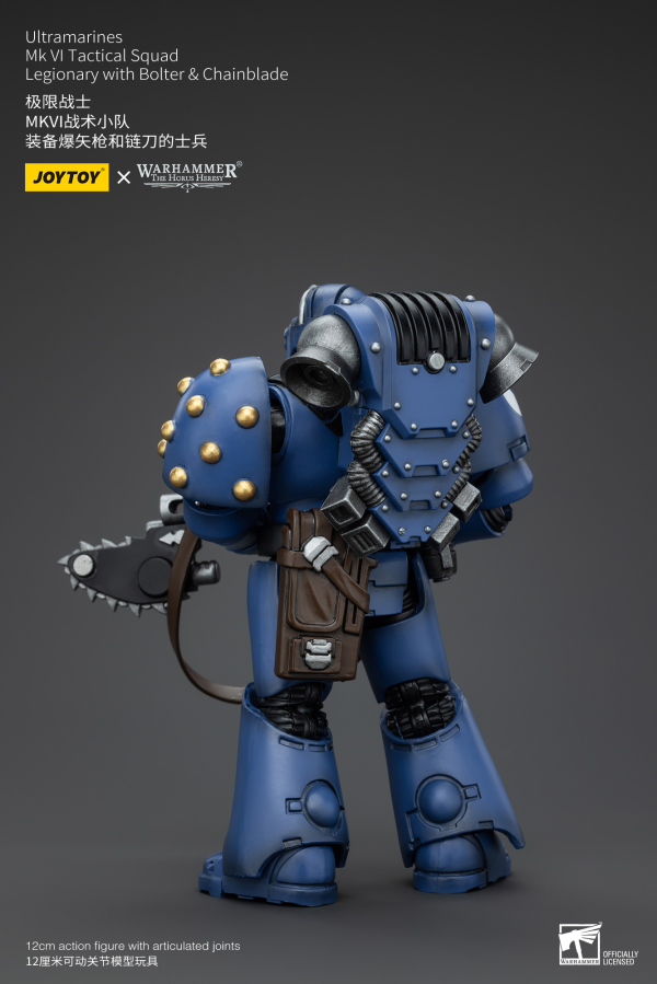 JOYTOY Ultramarines MK VI Tactical Squad Legionary with Bolter& Chainblade(6927054400089)(6927054400089)