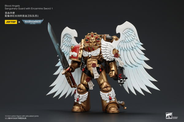 Joy Toy Blood Angels Sanguinary Guard with Encarmine Sword 1(6973130376298)(6973130376298)