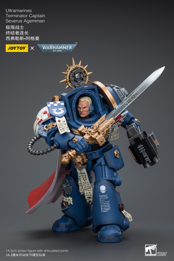 Joy Toy Ultramarines Terminator Captain Severus Agemman