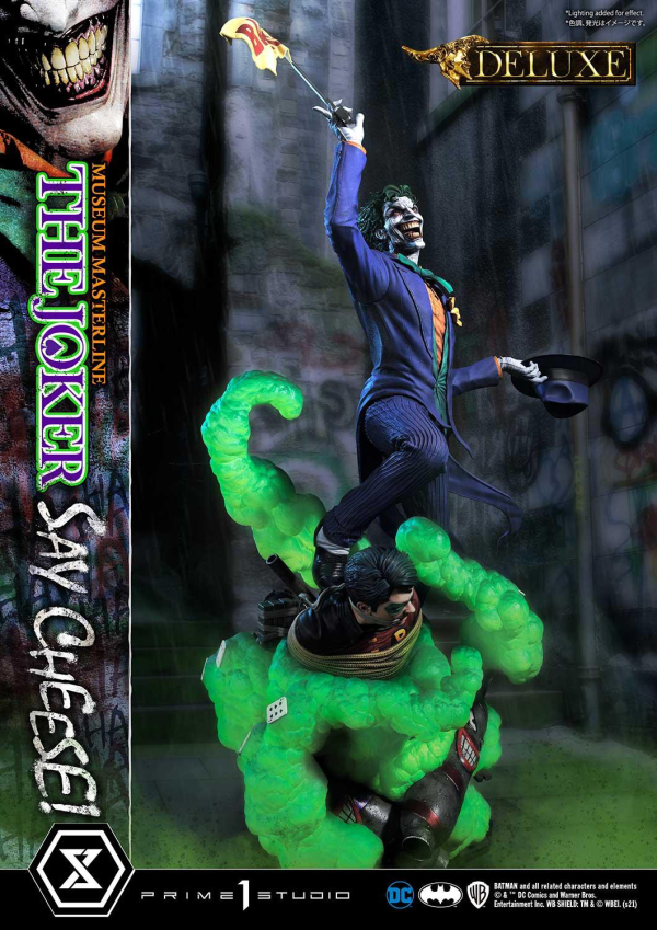 Prime 1 Studio Museum Masterline Batman (Comics) The Joker - Say Cheese DX Bonus Version | 4580708035123