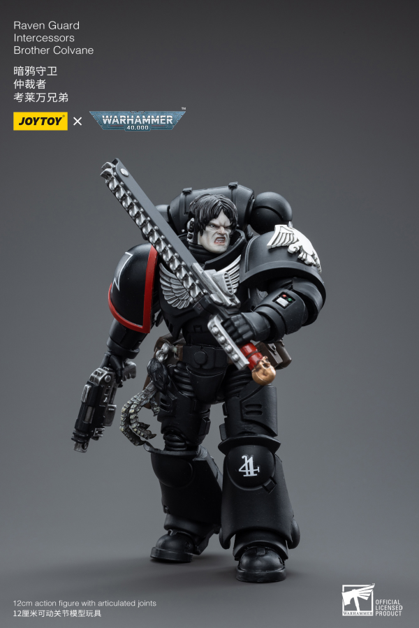 Joy Toy Warhammer 40K-Raven Guard Intercessors Brother Colvane