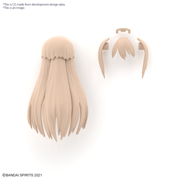 BANDAI Hobby 30MS OPTION HAIR STYLE PARTS Vol.7 ALL 4 TYPES