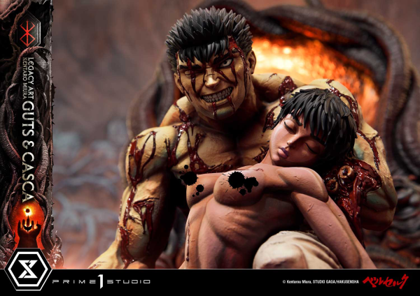 Prime 1 Studio Legacy Art "Kentaro Miura"  Berserk  Guts & Casca | 4580708049847